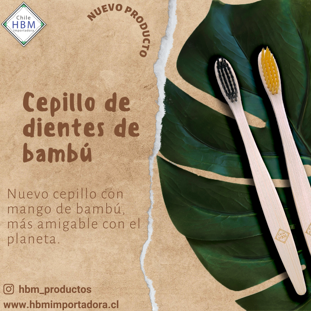Cepillo de dientes de Bamboo Biodegradable
