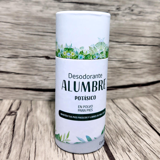 Desodorante Alumbre en Polvo para pies 100grs.